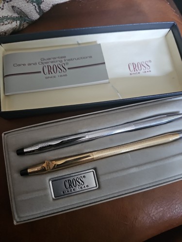 Set due penne croce vintage