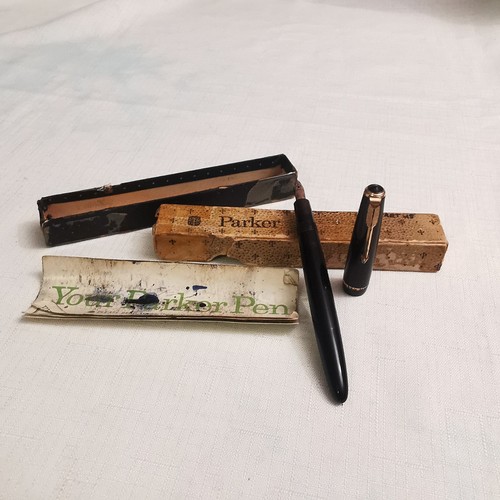 Parker duofold black with gold - parker,